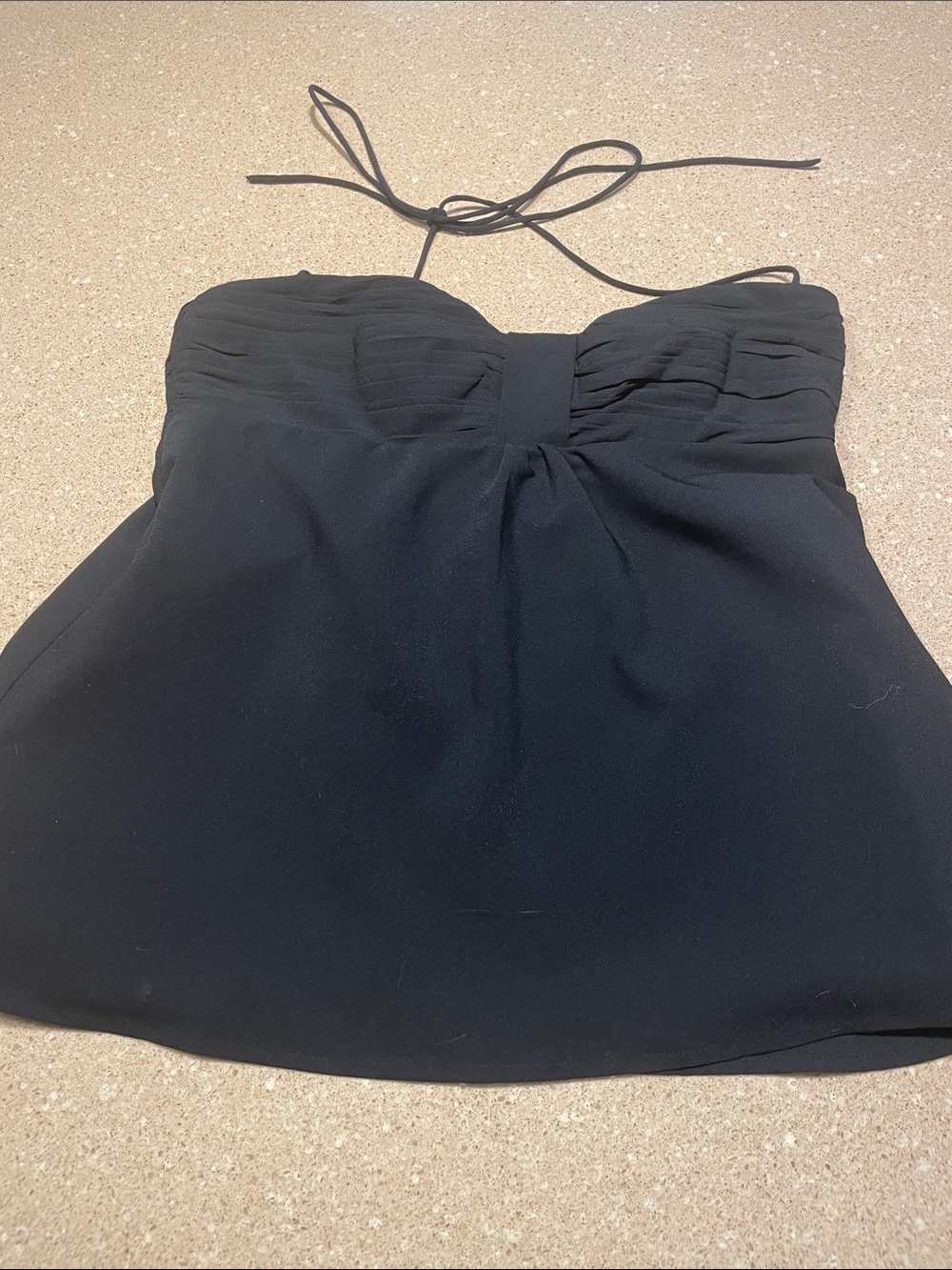 Banana Republic Black Spaghetti Strap Halter Tank